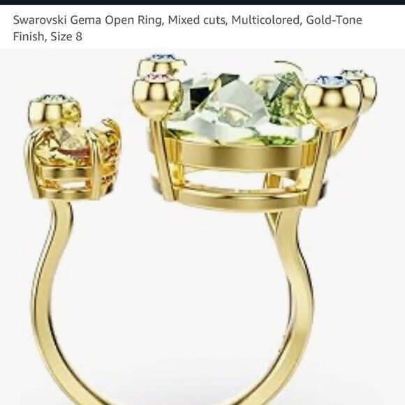 swarovski gemma open ring - Picture 3 of 4